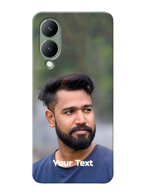 Custom Vivo Y17S Mobile Cover: Photo with Text