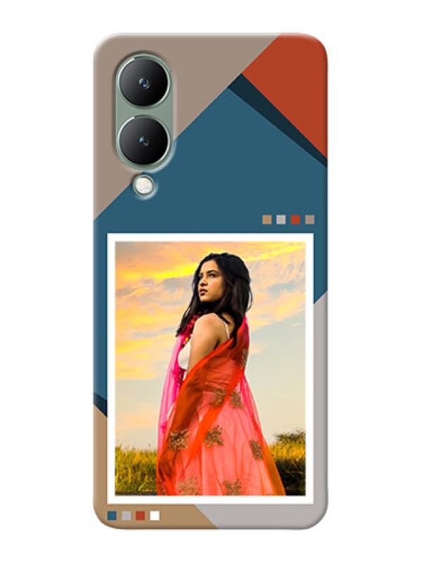Custom Vivo Y17S Mobile Back Covers: Retro color pallet Design