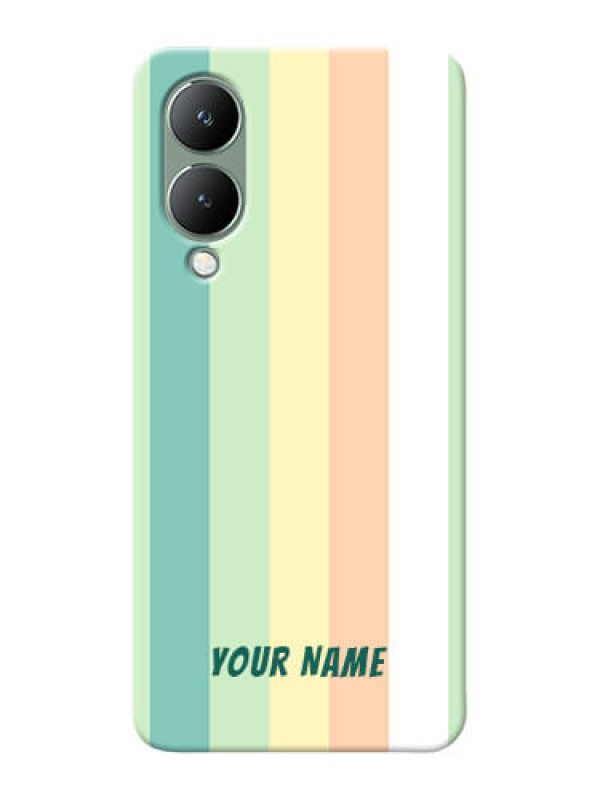 Custom Vivo Y17S Back Covers: Multi-colour Stripes Design