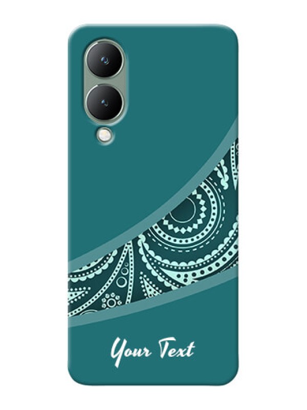 Custom Vivo Y17S Custom Phone Covers: semi visible floral Design