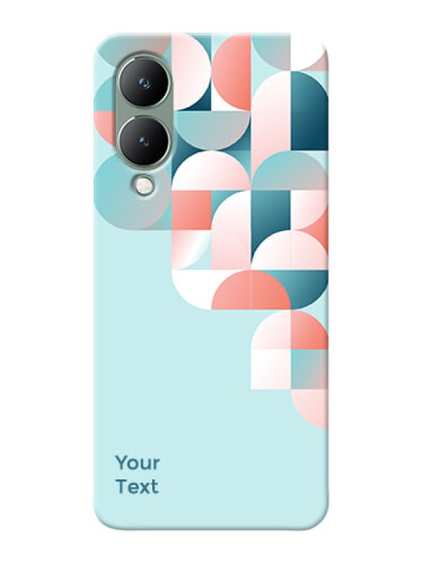 Custom Vivo Y17S Back Covers: Stylish Semi-circle Pattern Design