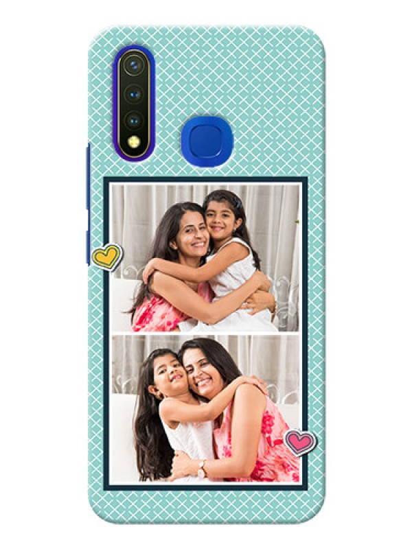Custom Vivo Y19 Custom Phone Cases: 2 Image Holder with Pattern Design