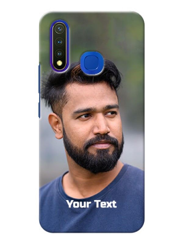 Custom Vivo Y19 Mobile Cover: Photo with Text