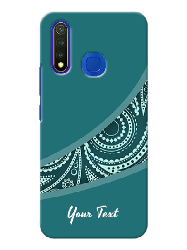 Custom Vivo Y19 Custom Phone Covers: semi visible floral Design
