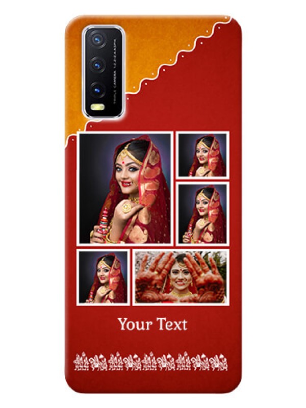 Custom Vivo Y20 customized phone cases: Wedding Pic Upload Design
