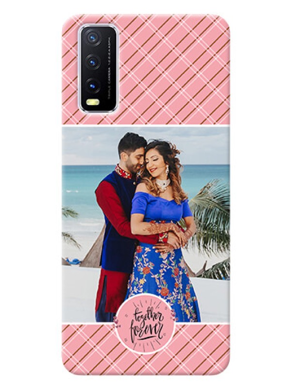 Custom Vivo Y20 Mobile Covers Online: Together Forever Design