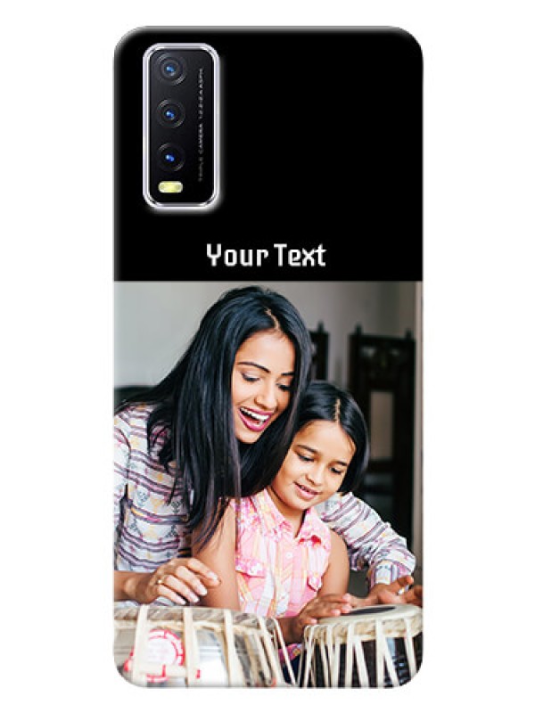 Custom Vivo Y20 Photo with Name on Phone Case