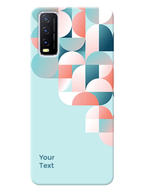 Custom Vivo Y20 Back Covers: Stylish Semi-circle Pattern Design