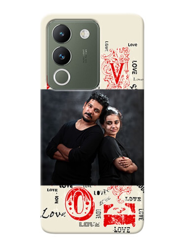 Custom Vivo Y200 5G mobile cases online: Trendy Love Design Case