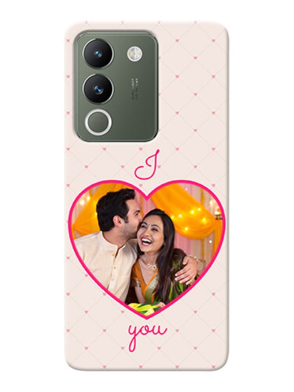 Custom Vivo Y200 5G Personalized Mobile Covers: Heart Shape Design