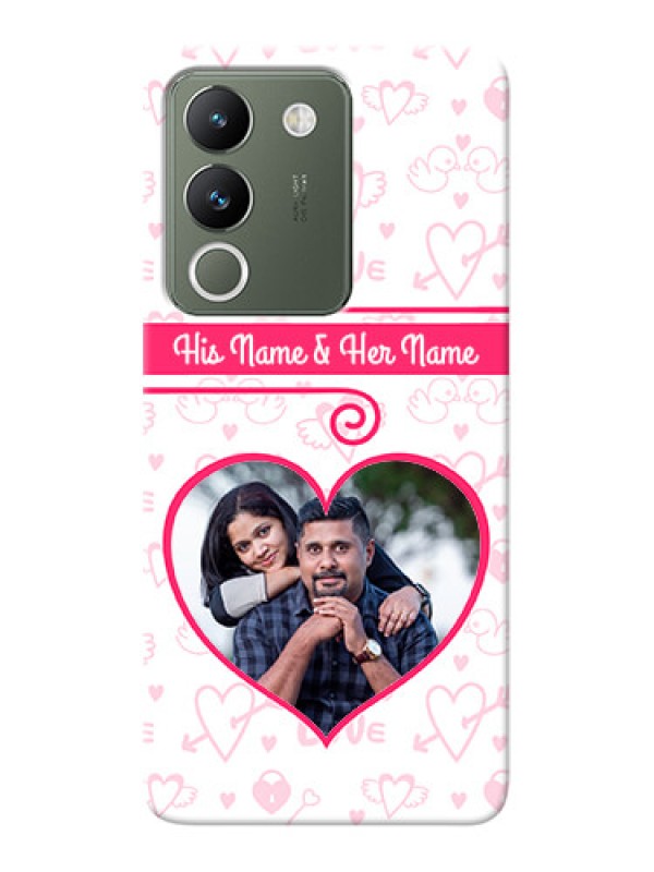 Custom Vivo Y200 5G Personalized Phone Cases: Heart Shape Love Design