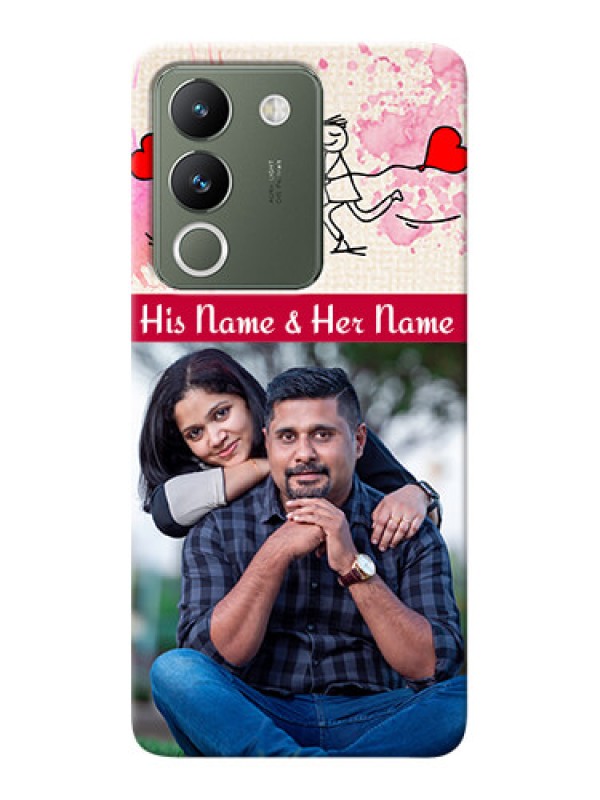 Custom Vivo Y200 5G phone back covers: You and Me Case Design