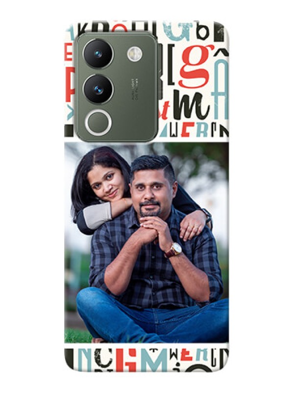Custom Vivo Y200 5G custom mobile phone covers: Alphabet Design