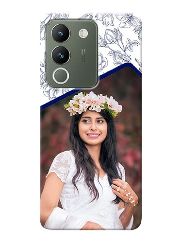 Custom Vivo Y200 5G Phone Cases: Premium Floral Design