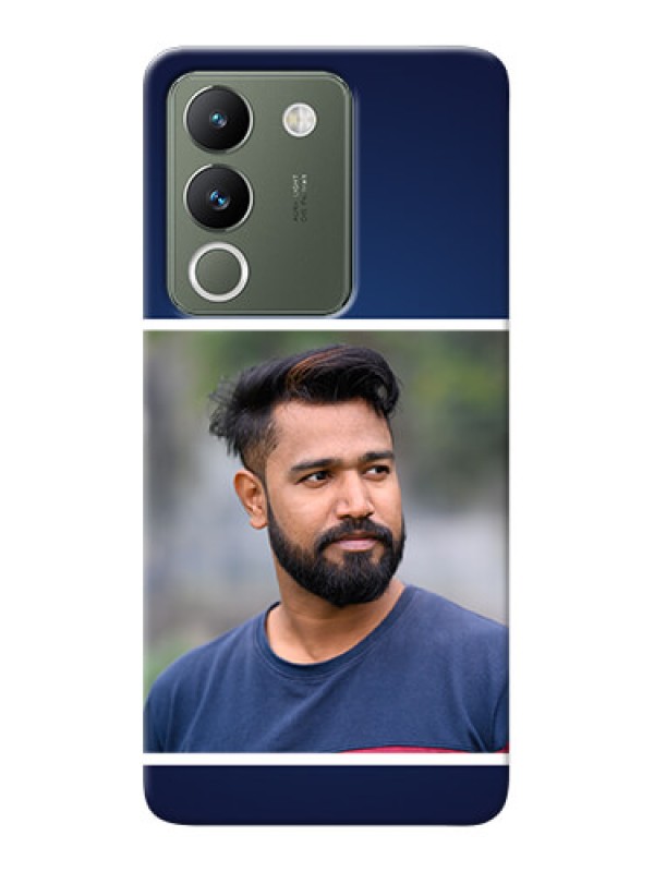 Custom Vivo Y200 5G Mobile Cases: Simple Royal Blue Design