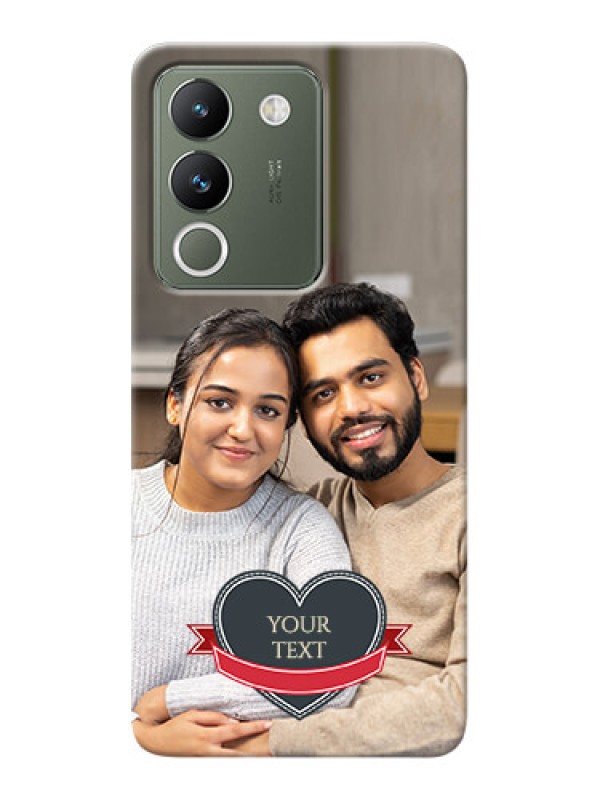 Custom Vivo Y200 5G mobile back covers online: Just Married Couple Design