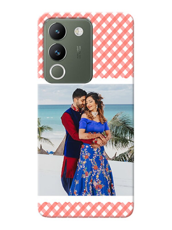 Custom Vivo Y200 5G custom mobile cases: Pink Pattern Design