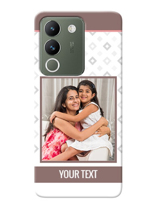 Custom Vivo Y200 5G custom back covers: Simple Diamond Design