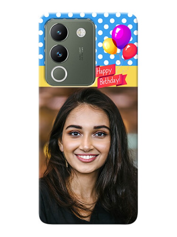 Custom Vivo Y200 5G custom mobile back covers: Happy Birthday Design