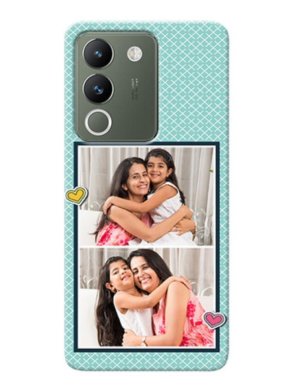 Custom Vivo Y200 5G Custom Phone Cases: 2 Image Holder with Pattern Design