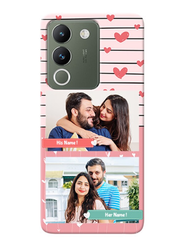 Custom Vivo Y200 5G custom mobile covers: Photo with Heart Design