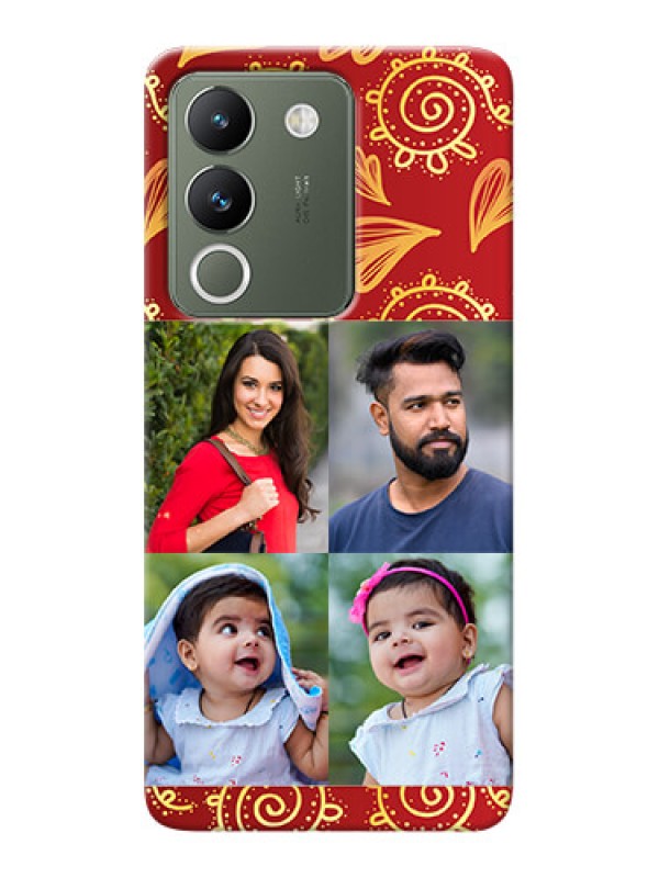 Custom Vivo Y200 5G Mobile Phone Cases: 4 Image Traditional Design