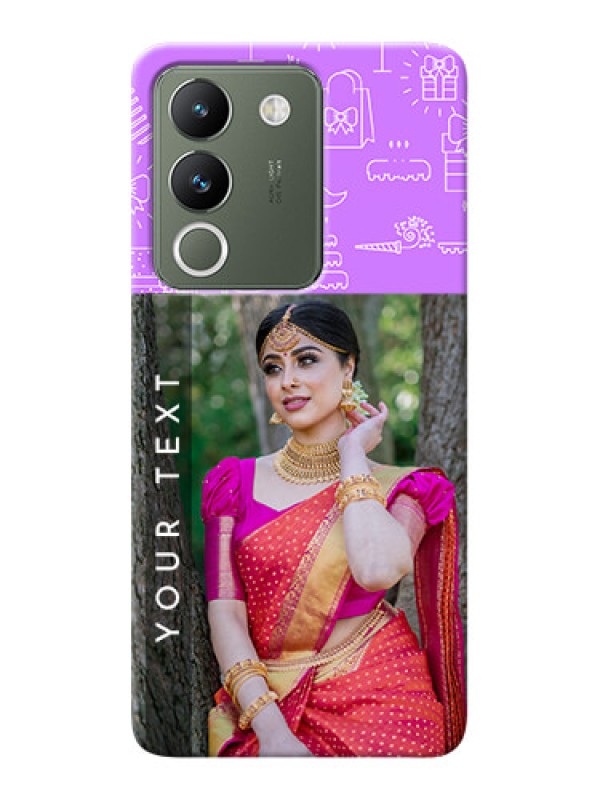 Custom Vivo Y200 5G Personalized Phone Cases: Birthday Icons Design