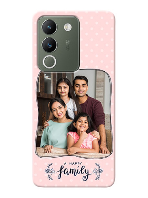 Custom Vivo Y200 5G Personalized Phone Cases: Family with Dots Design