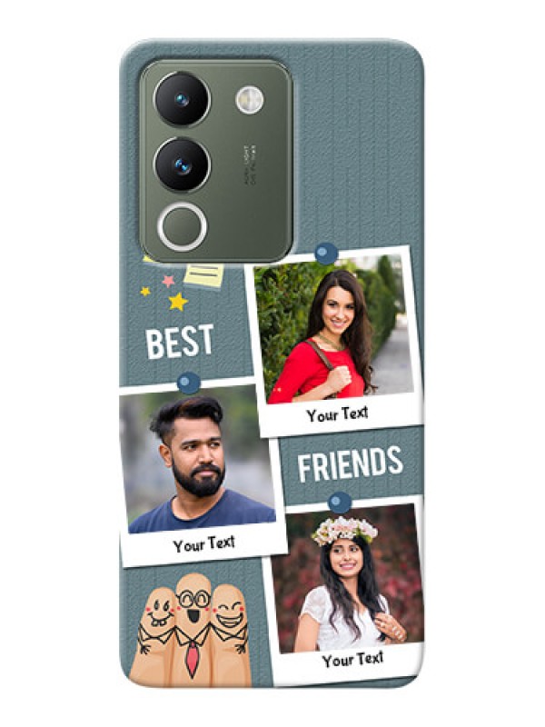 Custom Vivo Y200 5G Mobile Cases: Sticky Frames and Friendship Design