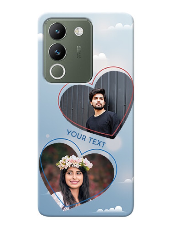 Custom Vivo Y200 5G Phone Cases: Blue Color Couple Design