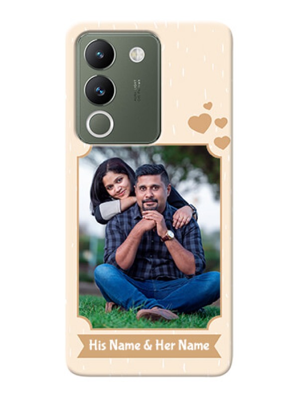 Custom Vivo Y200 5G mobile phone cases with confetti love design