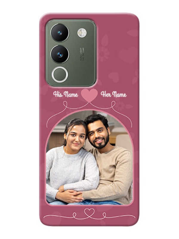 Custom Vivo Y200 5G mobile phone covers: Love Floral Design