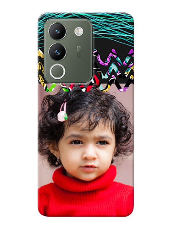 Custom Vivo Y200 5G personalized phone covers: Neon Abstract Design