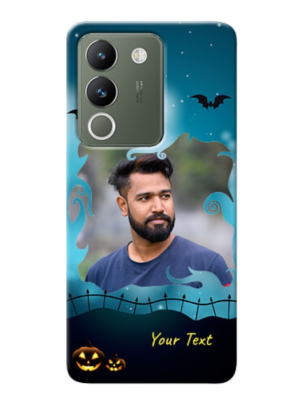 Custom Vivo Y200 5G Personalised Phone Cases: Halloween frame design