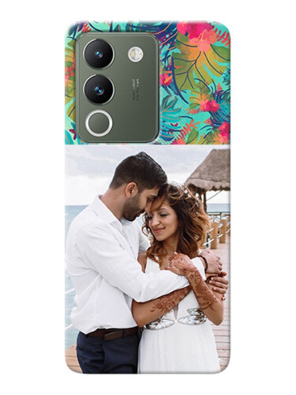 Custom Vivo Y200 5G Personalized Phone Cases: Watercolor Floral Design