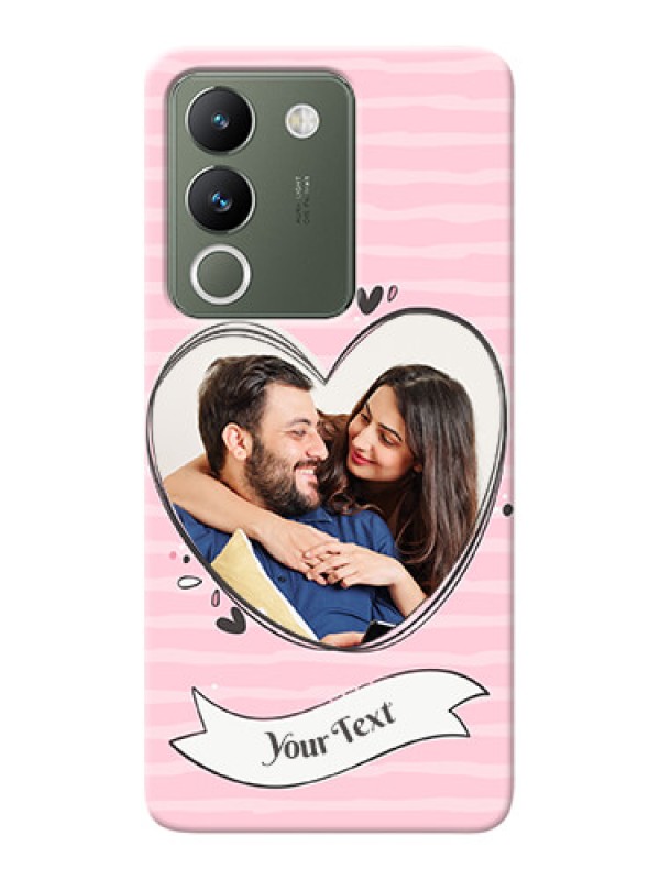 Custom Vivo Y200 5G custom mobile phone covers: Vintage Heart Design