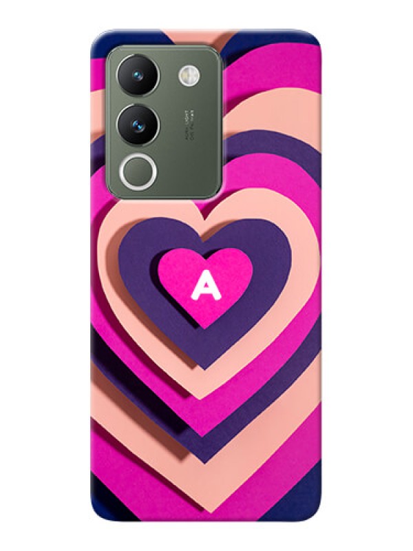 Custom Vivo Y200 5G Custom Mobile Case with Cute Heart Pattern Design