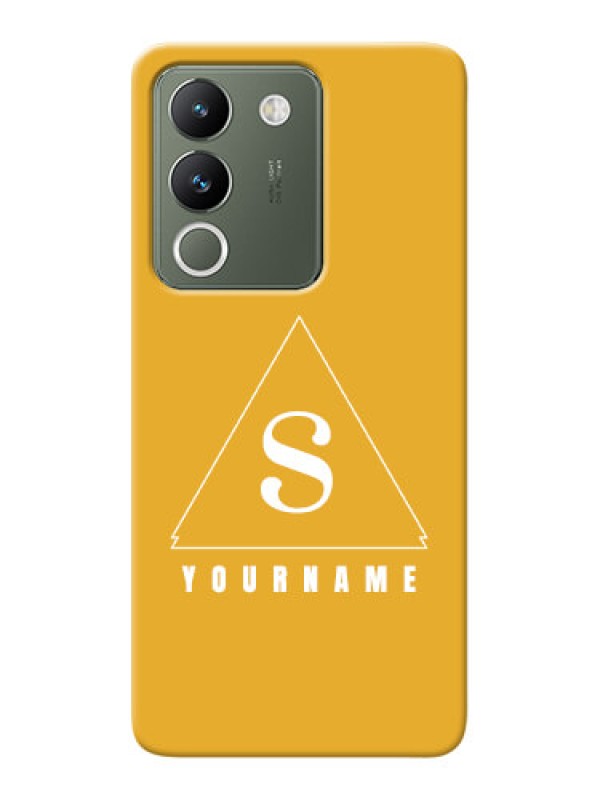 Custom Vivo Y200 5G Personalized Phone Case with simple triangle Design