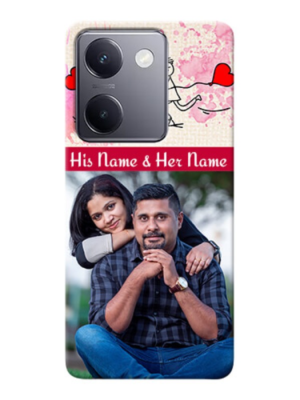 Custom Vivo Y200 Pro 5G phone back covers: You and Me Case Design