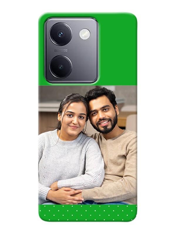 Custom Vivo Y200 Pro 5G Personalised mobile covers: Green Pattern Design