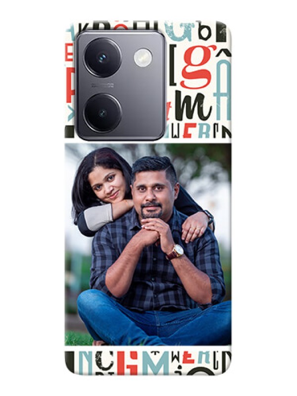 Custom Vivo Y200 Pro 5G custom mobile phone covers: Alphabet Design