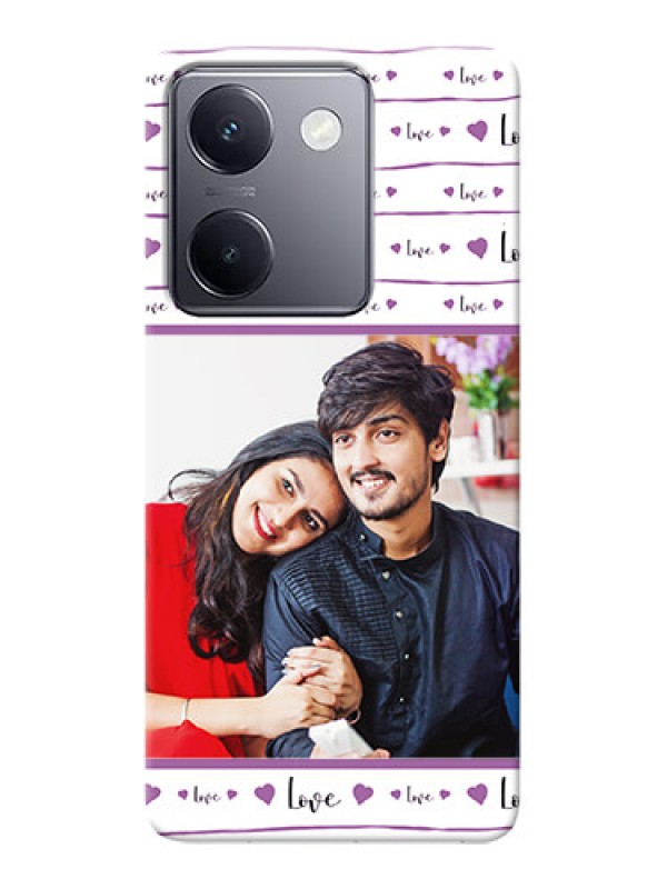 Custom Vivo Y200 Pro 5G Mobile Back Covers: Couples Heart Design