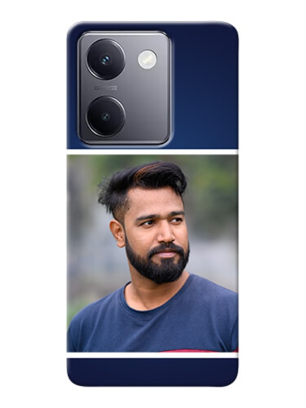 Custom Vivo Y200 Pro 5G Mobile Cases: Simple Royal Blue Design