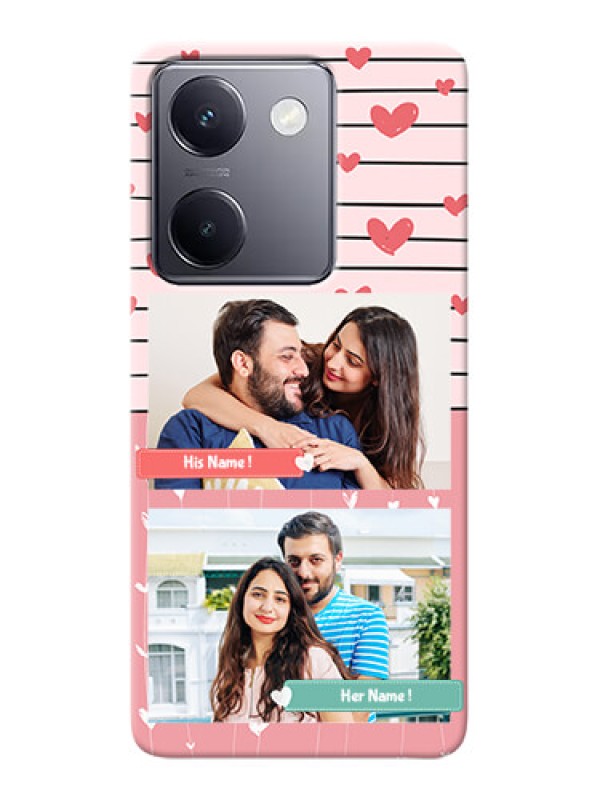 Custom Vivo Y200 Pro 5G custom mobile covers: Photo with Heart Design