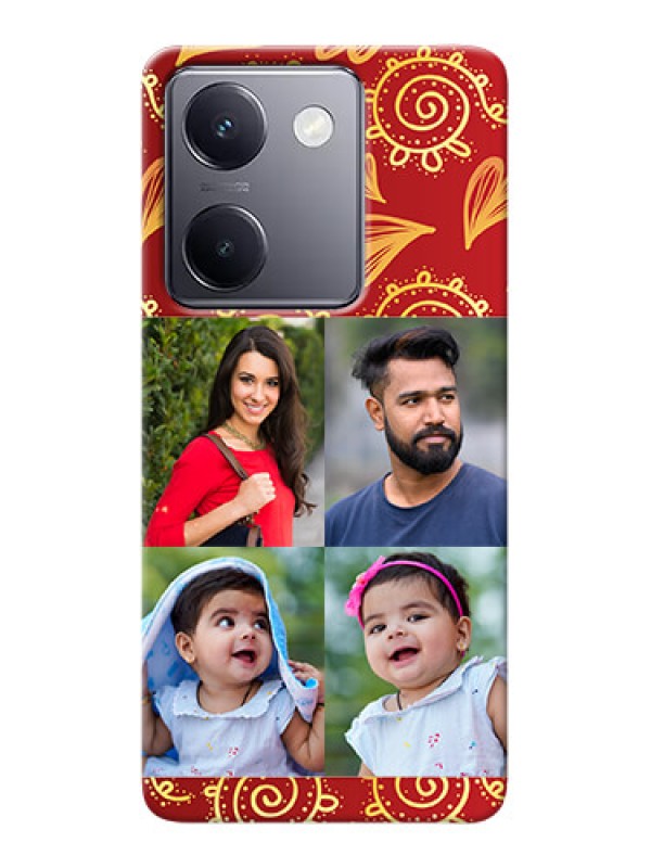 Custom Vivo Y200 Pro 5G Mobile Phone Cases: 4 Image Traditional Design