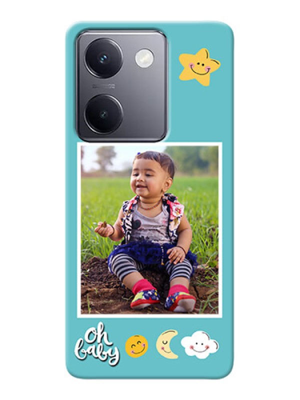 Custom Vivo Y200 Pro 5G Personalised Phone Cases: Smiley Kids Stars Design