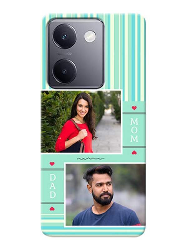 Custom Vivo Y200 Pro 5G custom mobile phone covers: Mom & Dad Pic Design