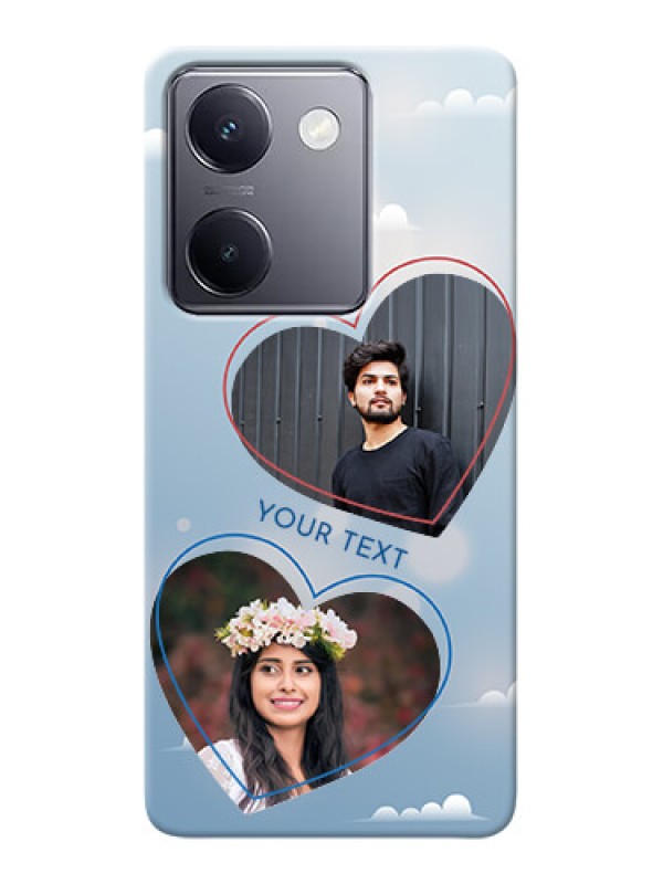 Custom Vivo Y200 Pro 5G Phone Cases: Blue Color Couple Design