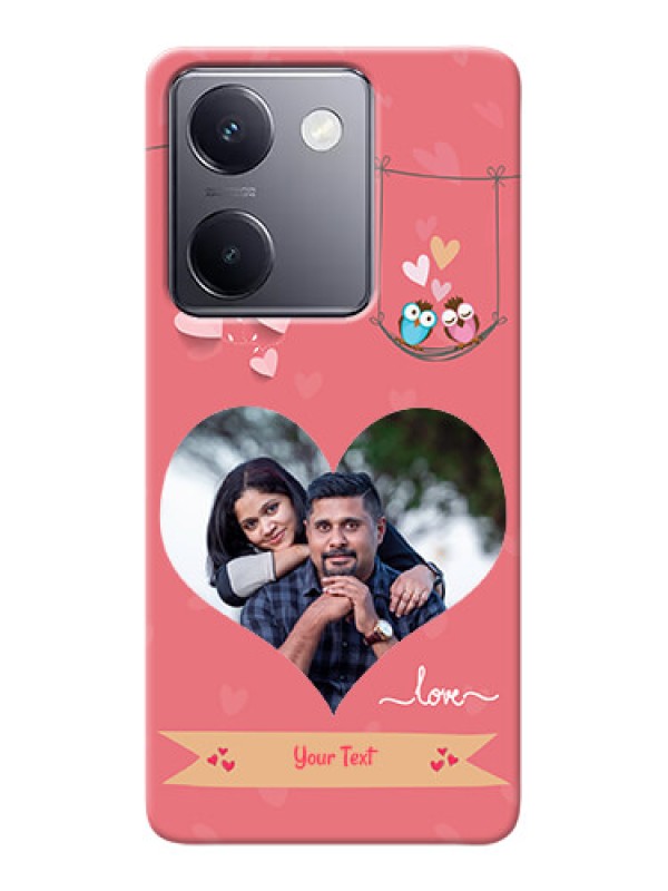 Custom Vivo Y200 Pro 5G custom phone covers: Peach Color Love Design