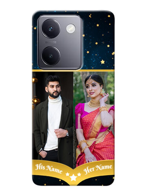 Custom Vivo Y200 Pro 5G Mobile Covers Online: Galaxy Stars Backdrop Design